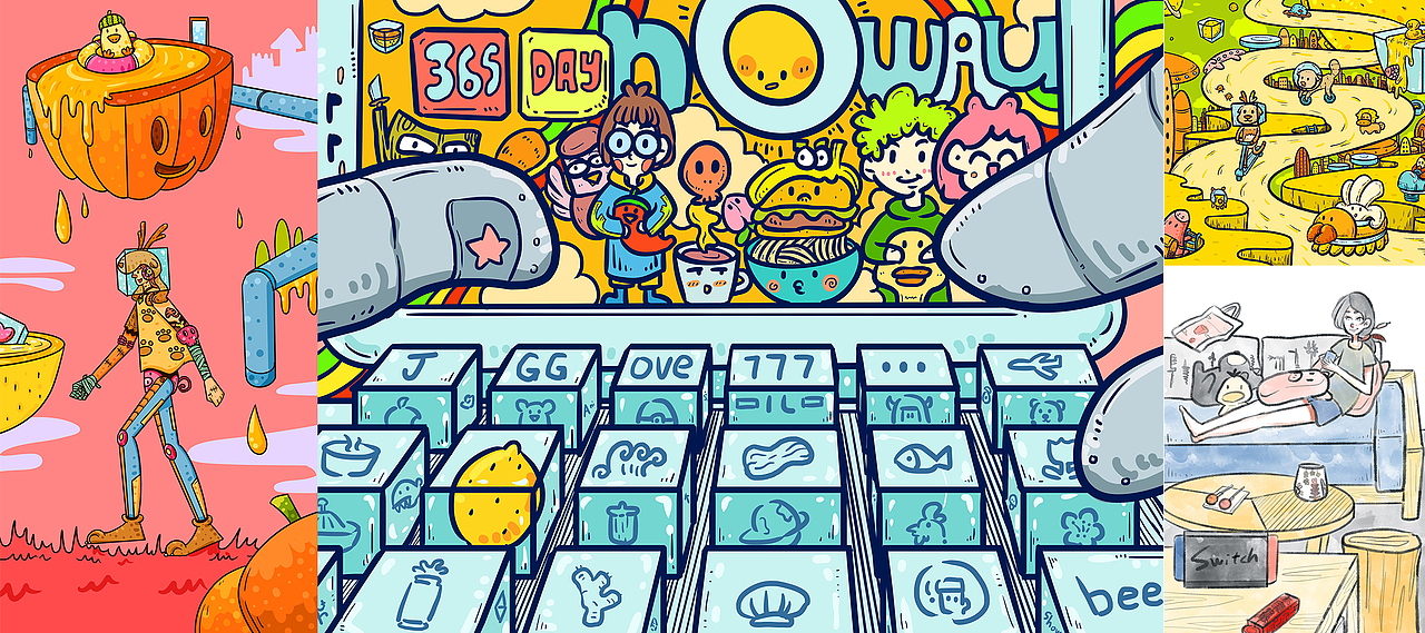 搭上猪年的尾巴，为我的2019画个句点（图ZMTk0MjE0Nzgw） - 创作习作 - 站酷设计师四个字儿原创素材 - 站酷ZCOOL