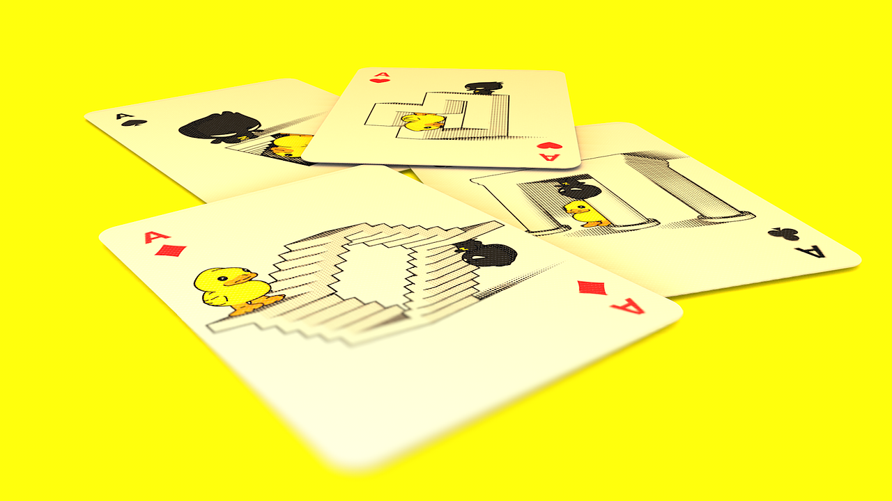 矛盾空间—B.Duck小黄鸭 x ZCOOL站酷联名扑克