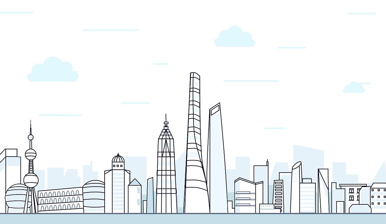 sh——线条魔都|平面|图案|evangelinezhou - 原创作品 - 站酷 (zcool