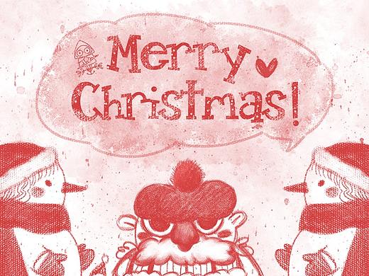 171225-Merry Christmas?。▊€人主頁-ZMjU0MjUxMjA=） - 創(chuàng)作習(xí)作 - 站酷設(shè)計師MelanieZ原創(chuàng)素材 - 站酷ZCOOL