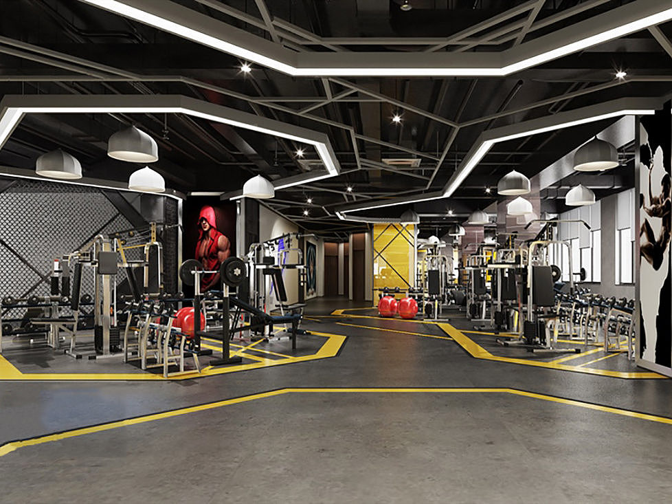 西安动感健身房设计案例