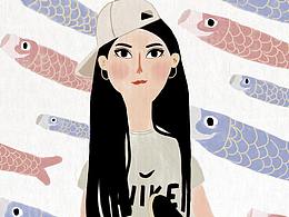 插畫臨摹練習(xí)1