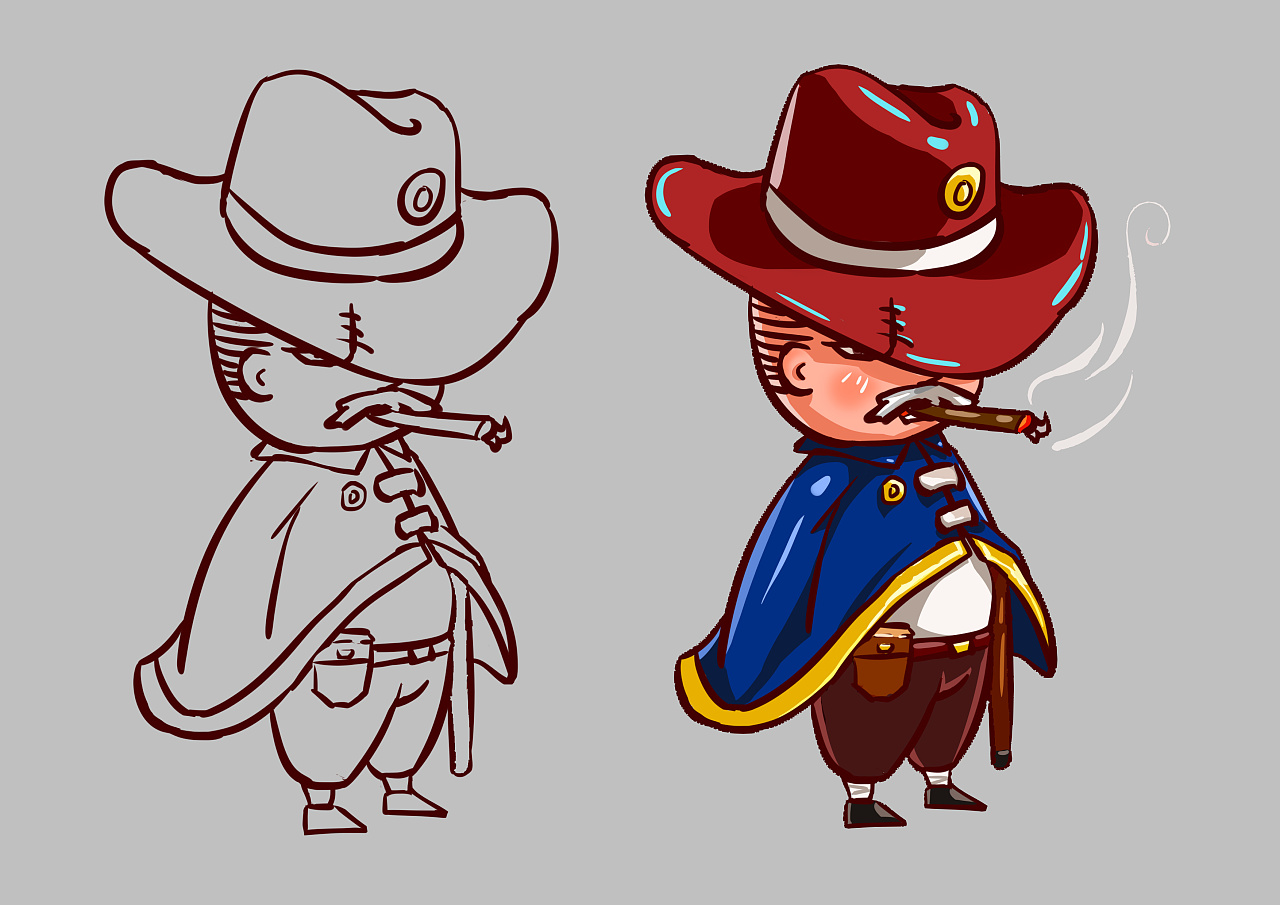 船长|平面|ip形象|星空上 - 原创作品 - 站酷 (zcool)