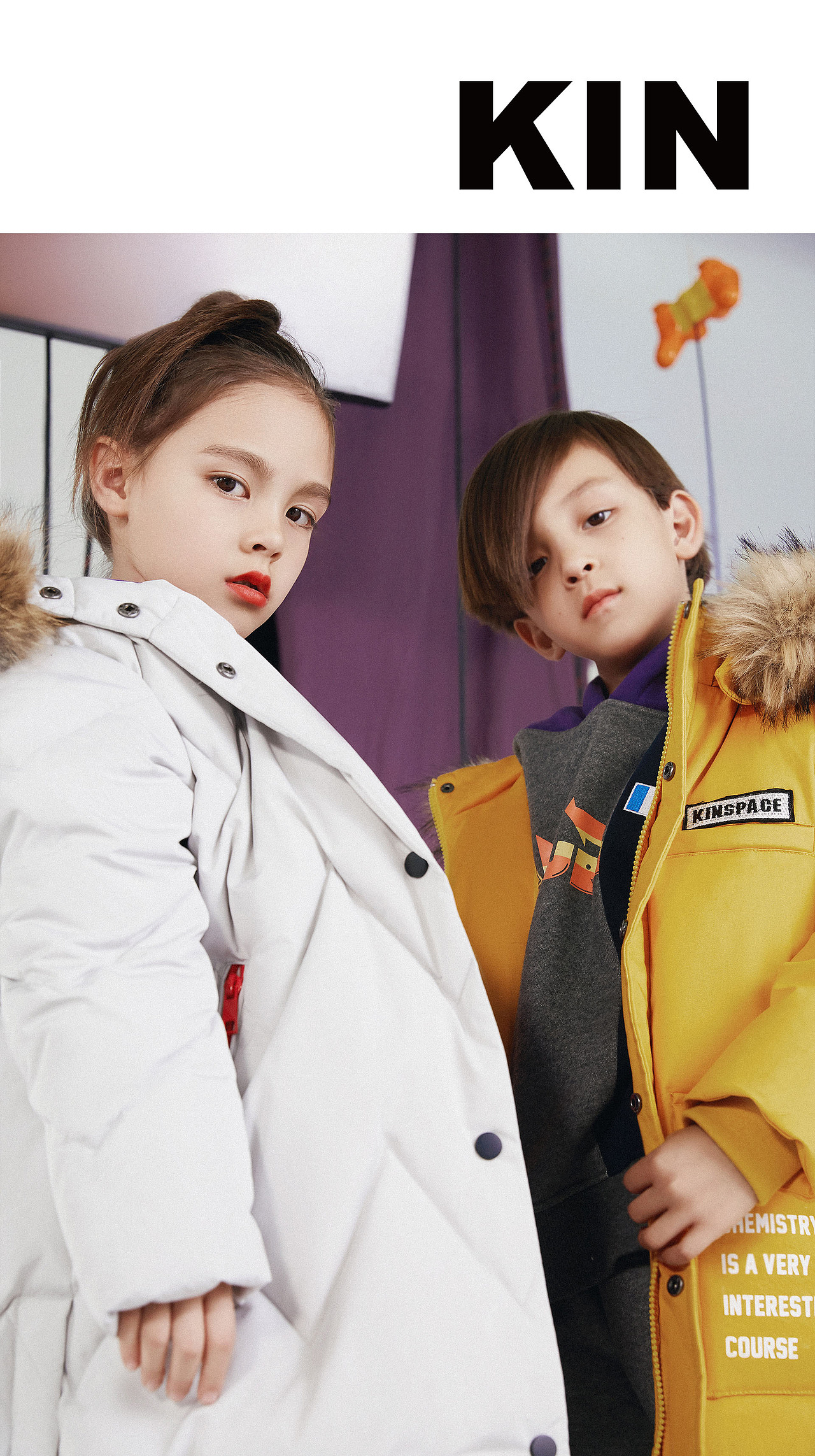 Kinspace童装 2018冬季平面广告