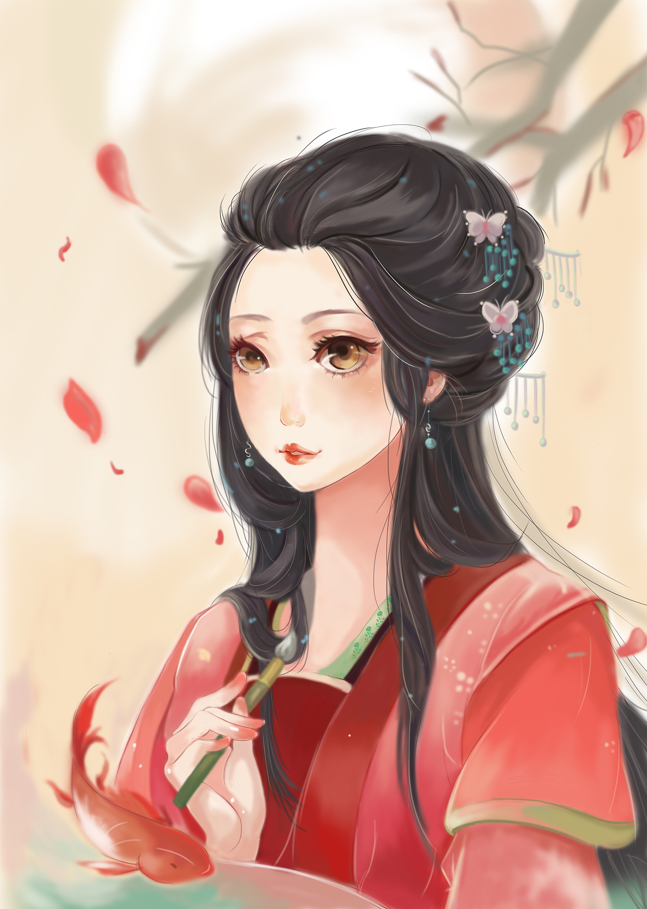 初学绘画的青涩临摹作品