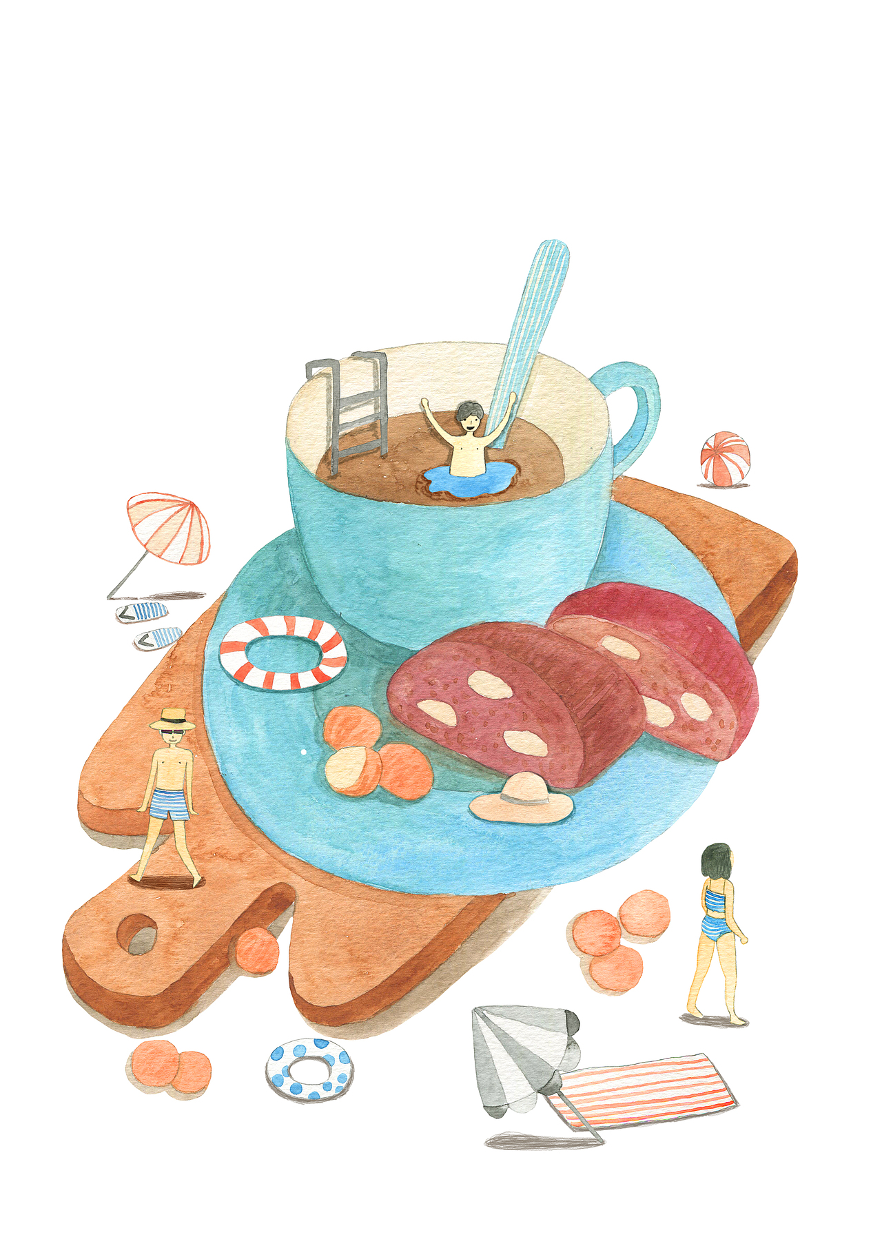 甜品（图ZNjk3Nzc1MTI=） - 商业插画 - 站酷设计师小光光丶原创素材 - 站酷ZCOOL