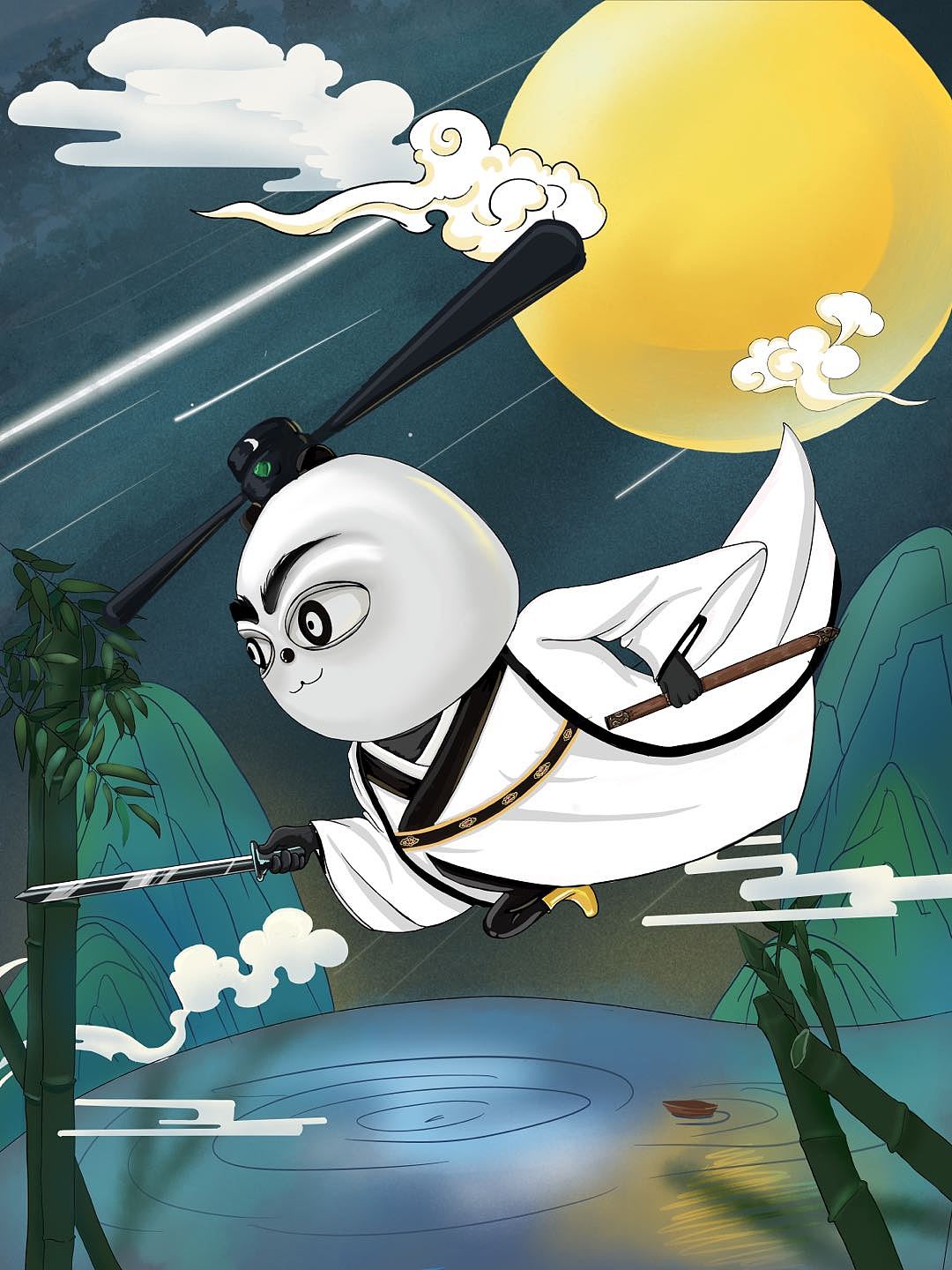 东方胖丸（图ZMjIwNjUwOTcy） - 商业插画 - 站酷设计师插画师蓝莓酱原创素材 - 站酷ZCOOL