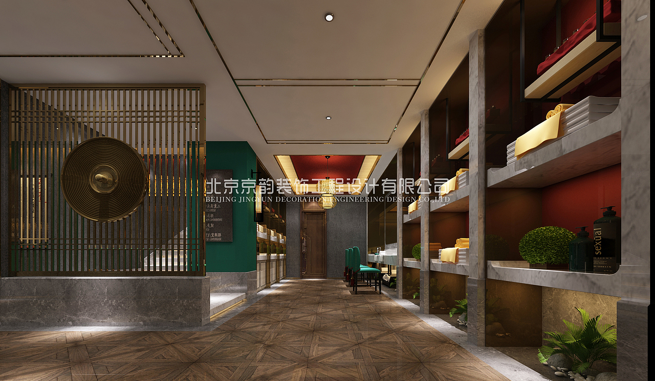 京韵设计|郑韵：江苏扬中玖遇温泉（图ZMjgyNzkyNjQ0） - 商业空间设计 - 站酷设计师京韵设计原创素材 - 站酷ZCOOL