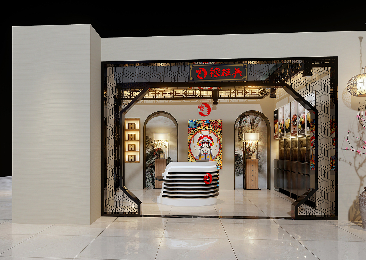 商场过道一角设计