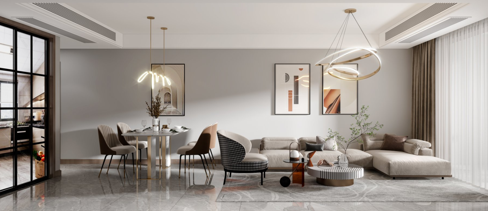 暖色轻奢,迷人!