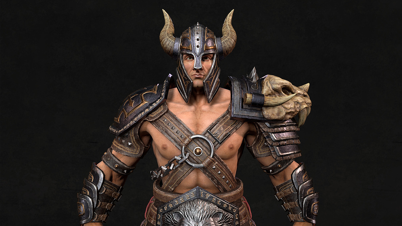 3D次世代角色WARRIOR
