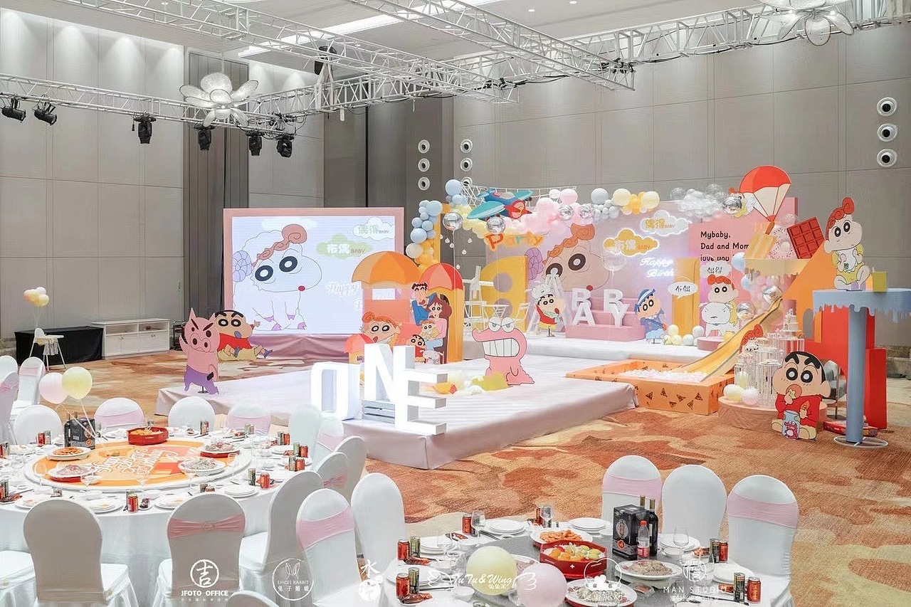 童趣盎然|可可爱爱的蜡笔小新宝宝周岁宴