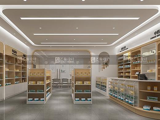 美容药店设计效果图设计化妆品理发店铺装修设计(个人主页-ZNTQxMzE0NzY=) - 商业空间设计 - 站酷设计师艺瀚设计中心原创素材 - 站酷ZCOOL