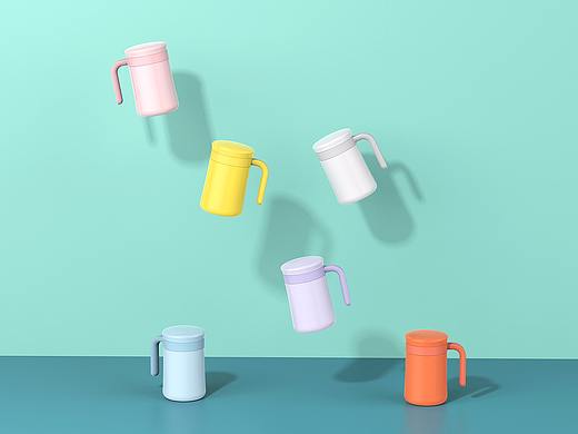 简约办公泡茶杯