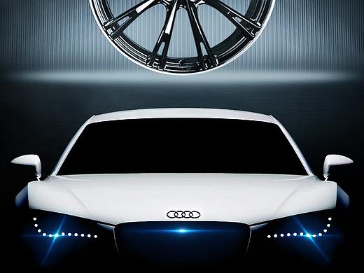 奥迪轮毂详情页