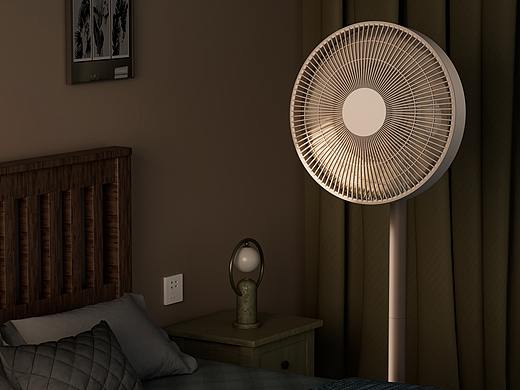 一款落地风扇渲染