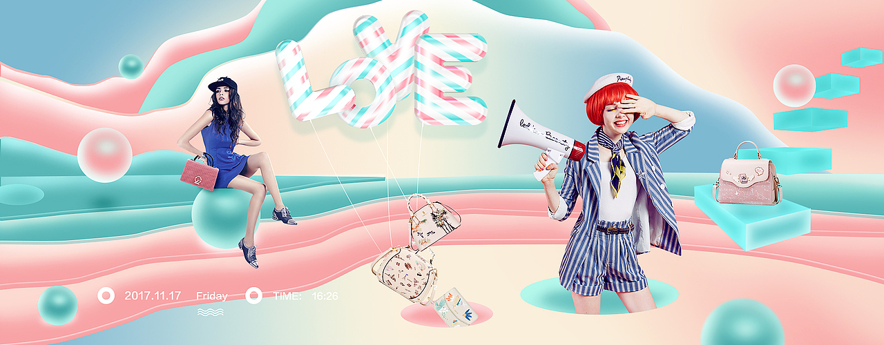 可爱风banner（图ZOTc3MzE5MDQ=） - 电商 - 站酷设计师礼遇90原创素材 - 站酷ZCOOL