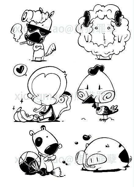 以收集生活元素，辅设计创作之路（图ZNDU0NDY0MjQ=） - 新锐潮流插画 - 站酷设计师本宅喵原创素材 - 站酷ZCOOL