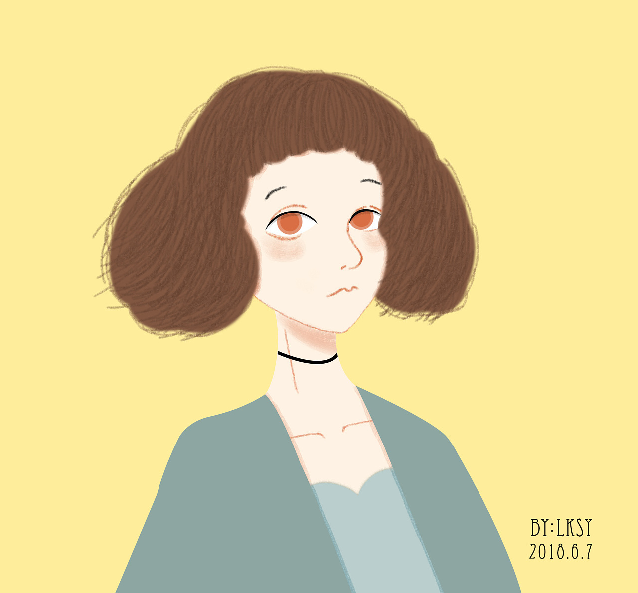 韩风插画小练习