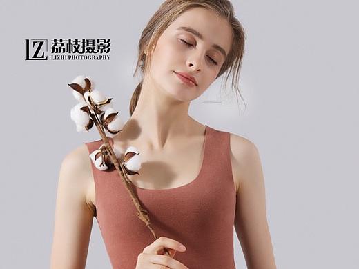 保暖背心-白底