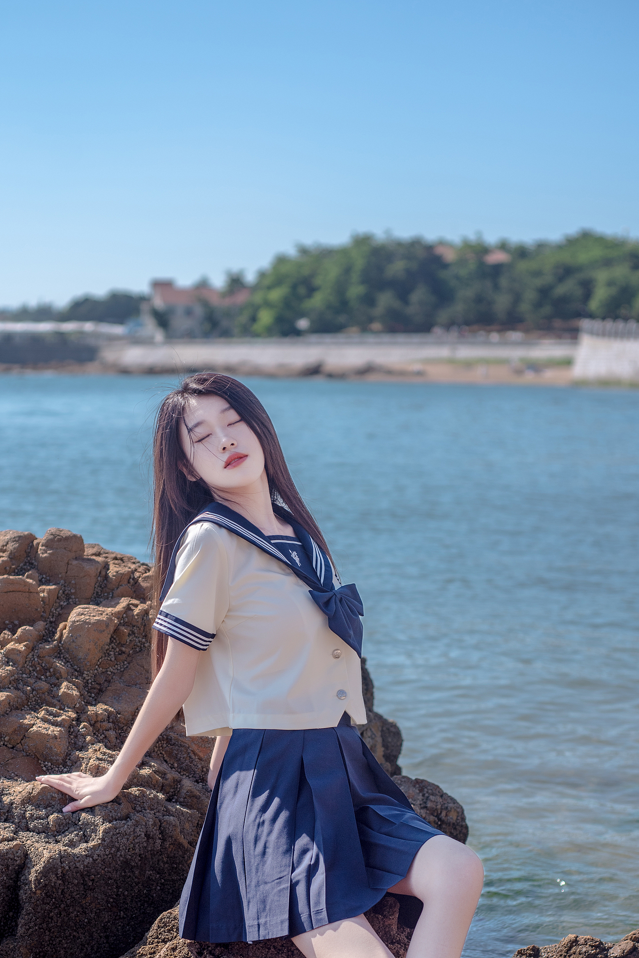 日系Jk水手服（圖ZMzEwNDk4ODY4） - 人像攝影 - 站酷設(shè)計(jì)師青島攝影師野子原創(chuàng)素材 - 站酷ZCOOL