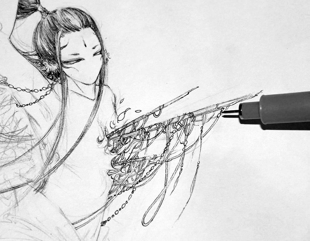 【迦楼罗·羽不归】过程小记（图ZMTQ2NjYzNjA=） - 创作习作 - 站酷设计师画师杉泽原创素材 - 站酷ZCOOL