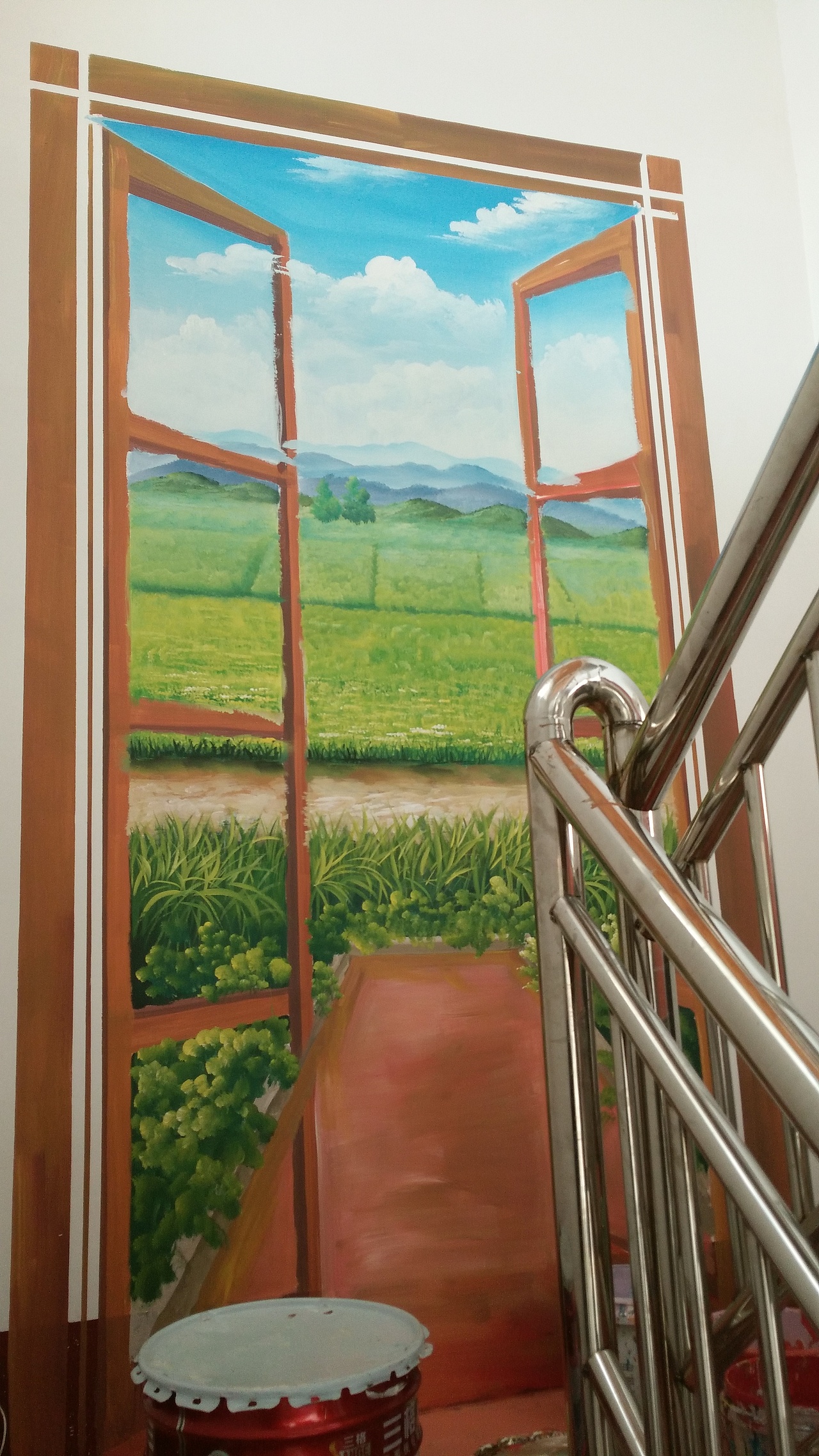 临沂墙体手绘（彩绘）（图ZNjkzMDA3NTY=） - 新锐潮流插画 - 站酷设计师临沂手绘原创素材 - 站酷ZCOOL