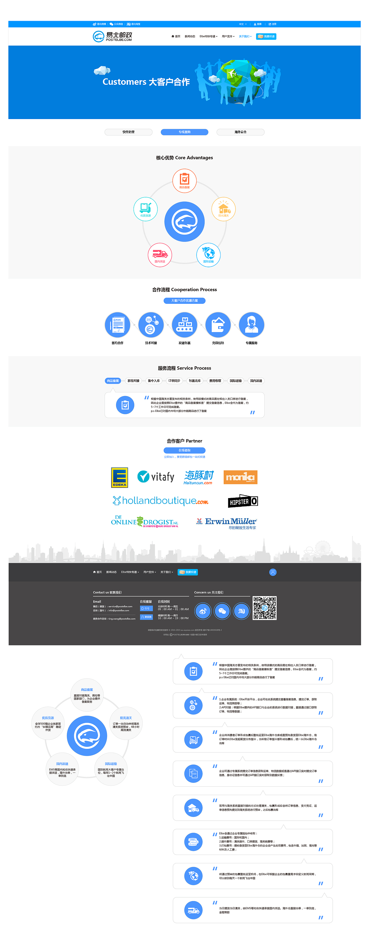 个人作品集：易北邮政官网（图ZOTAwNDg1NjA=） - 企业官网 - 站酷设计师哑哑哑兔原创素材 - 站酷ZCOOL