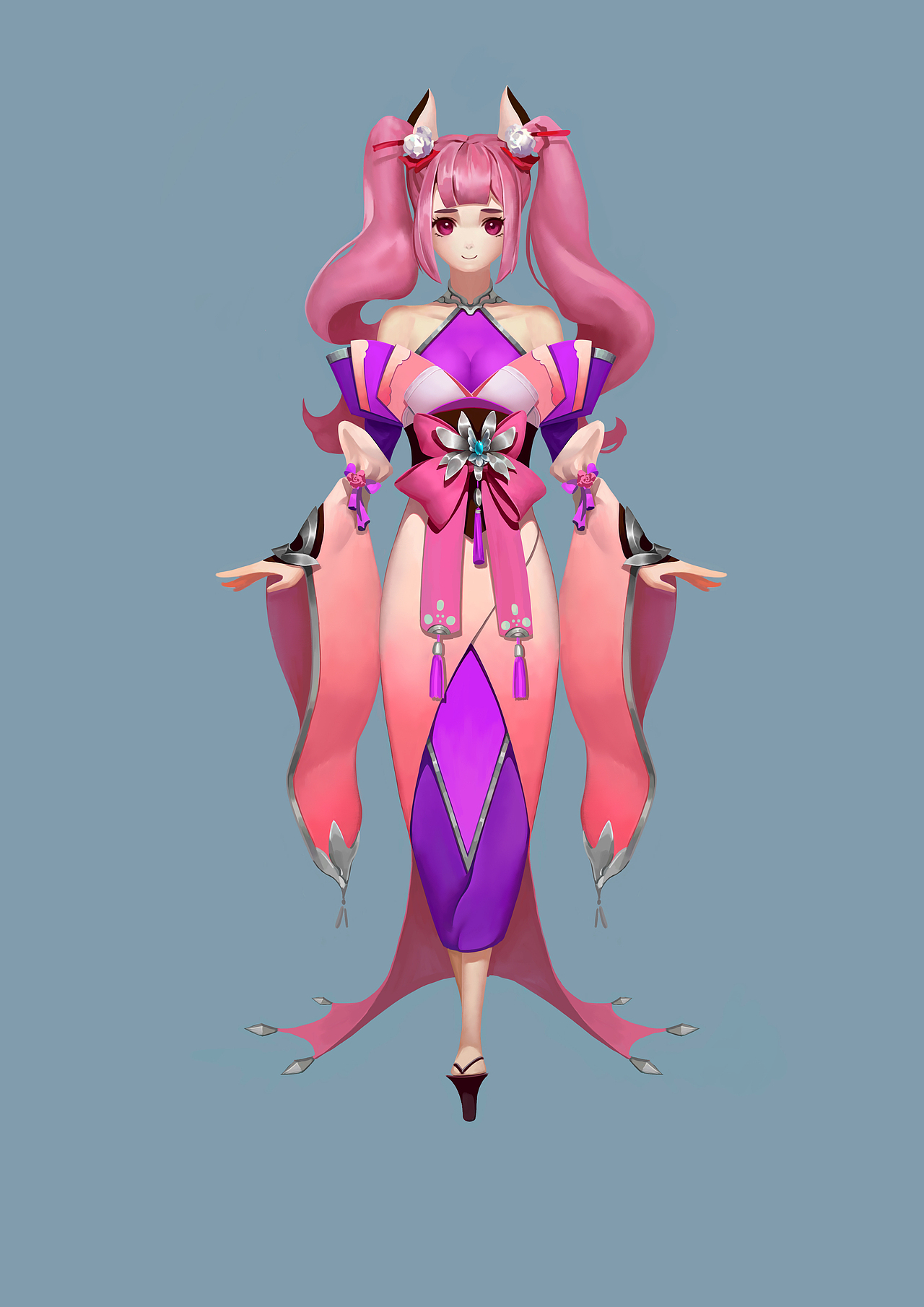 角色设定练习|插画|游戏原画|尾生一朵鱼_原创作品-站酷zcool