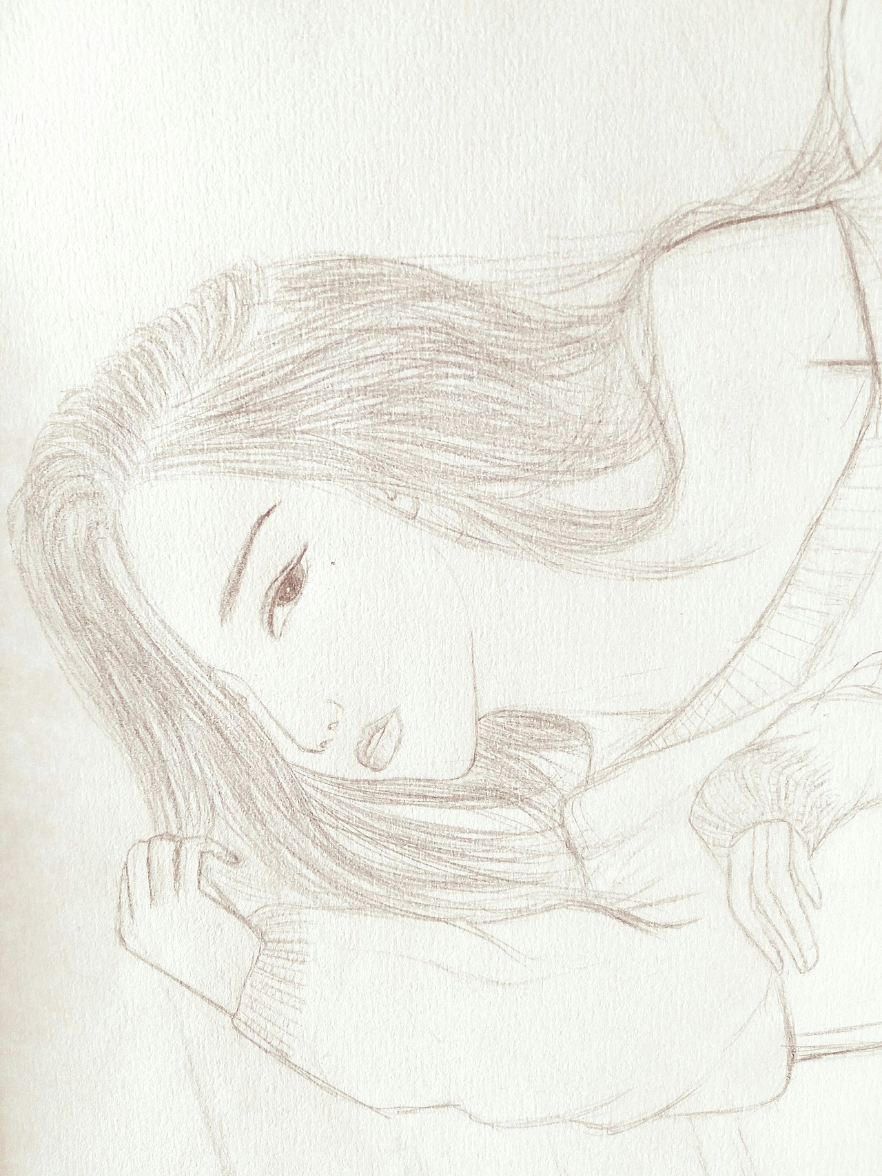 【练习】露肩女孩