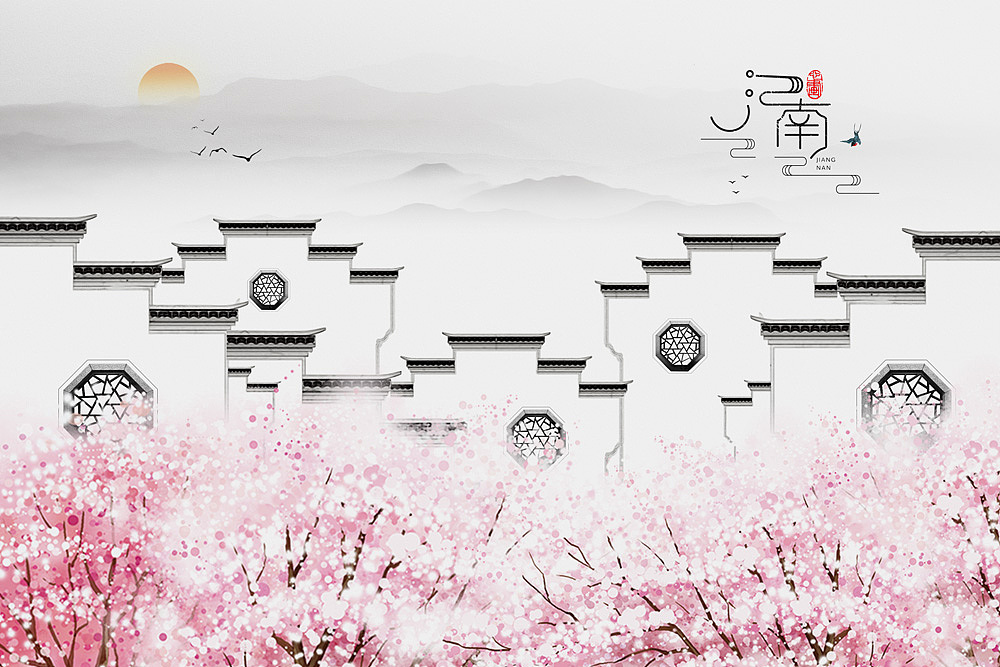 2022花鸟（图ZMjc2NzAzODQ4） - 商业插画 - 站酷设计师新中式纱画图库原创素材 - 站酷ZCOOL