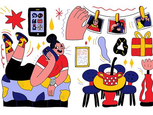 臨?。▊€人主頁-ZMzg5OTc2MTY=） - 新銳潮流插畫 - 站酷設(shè)計師芊芊百草生lq原創(chuàng)素材 - 站酷ZCOOL