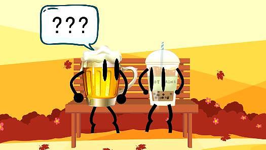 MG动画-秋天的啤酒和奶茶