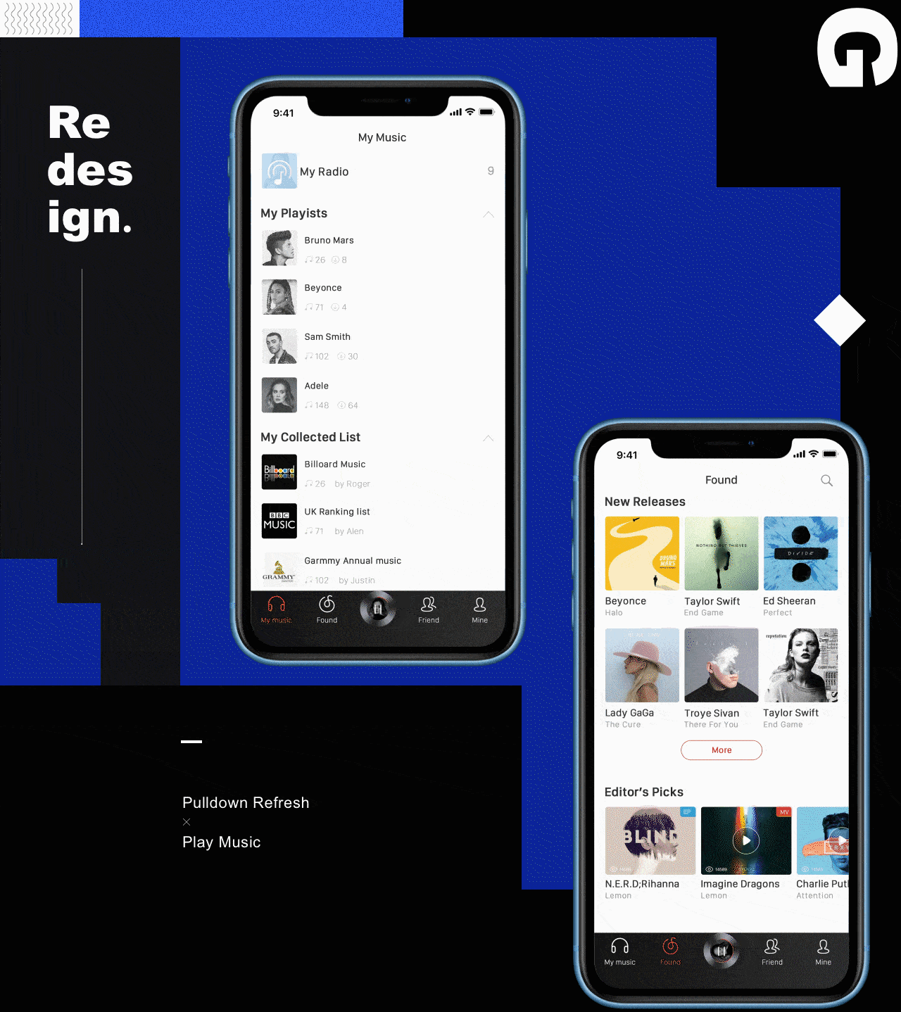 网易云音乐国际版-多端界面Redesign（图ZMTMxNzc3MTgw） - APP界面 - 站酷设计师佐木扉页原创素材 - 站酷ZCOOL