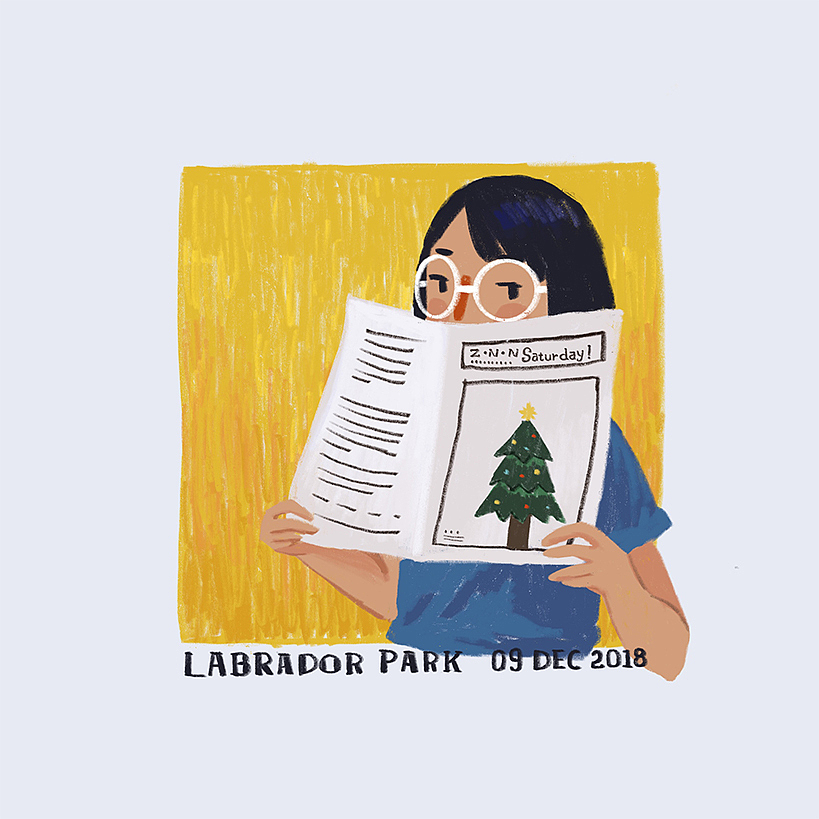 圣诞月的绘画日记（图ZMTM4ODcyODg0） - 商业插画 - 站酷设计师正能能原创素材 - 站酷ZCOOL