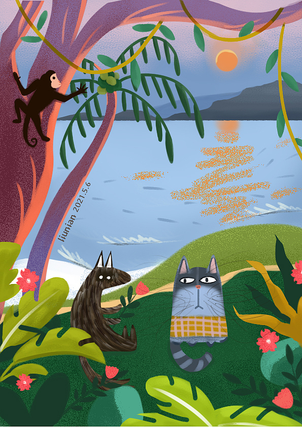 场景插画（图ZMjY4ODM2MDc2） - 绘本 - 站酷设计师念puls原创素材 - 站酷ZCOOL