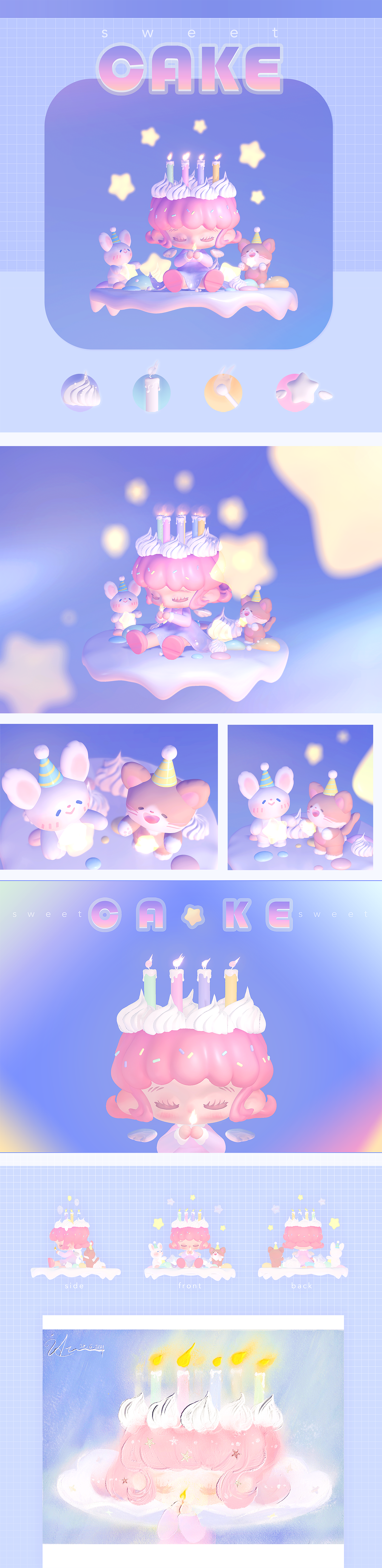 SWEET CAKE（图ZMjc2MDY5OTEy） - 人物/生物 - 站酷设计师近近原创素材 - 站酷ZCOOL