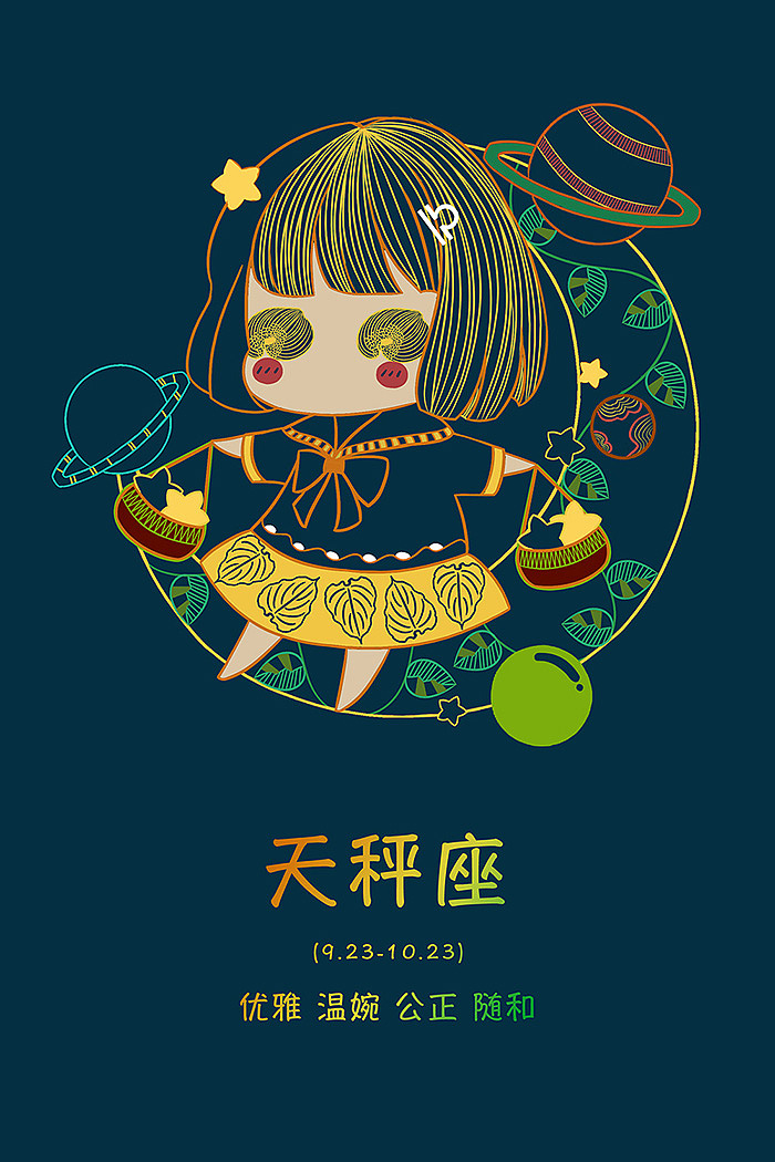 剪纸风之十二星座