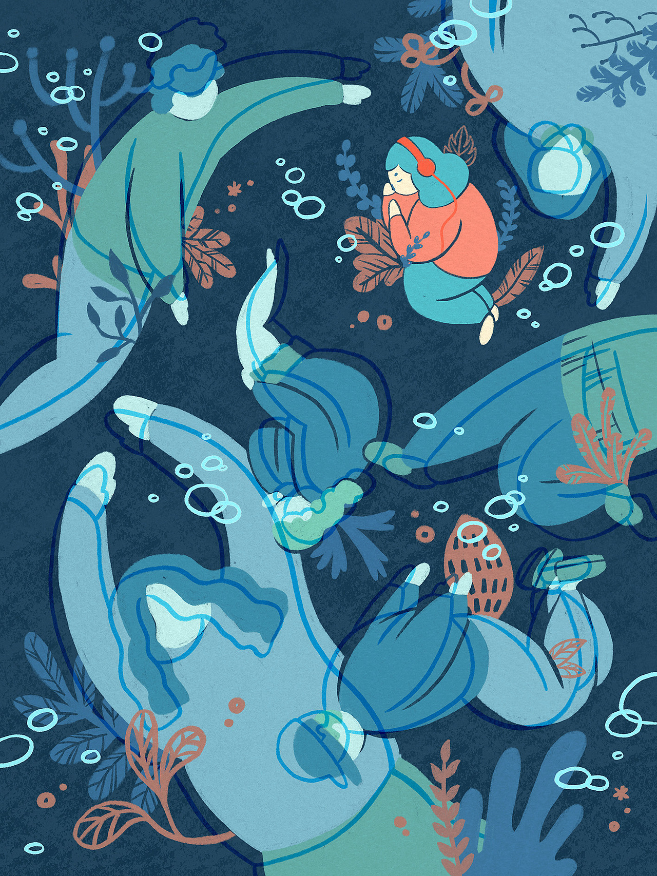 隐形人与耳机（图ZMTEwOTQ4MzQ4） - 创作习作 - 站酷设计师Lili_Lilith原创素材 - 站酷ZCOOL