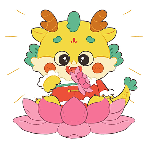 龙芯儿新春表情包（图ZMzU1Nzk5MzIw） - 创作习作 - 站酷设计师喵xinxin原创素材 - 站酷ZCOOL