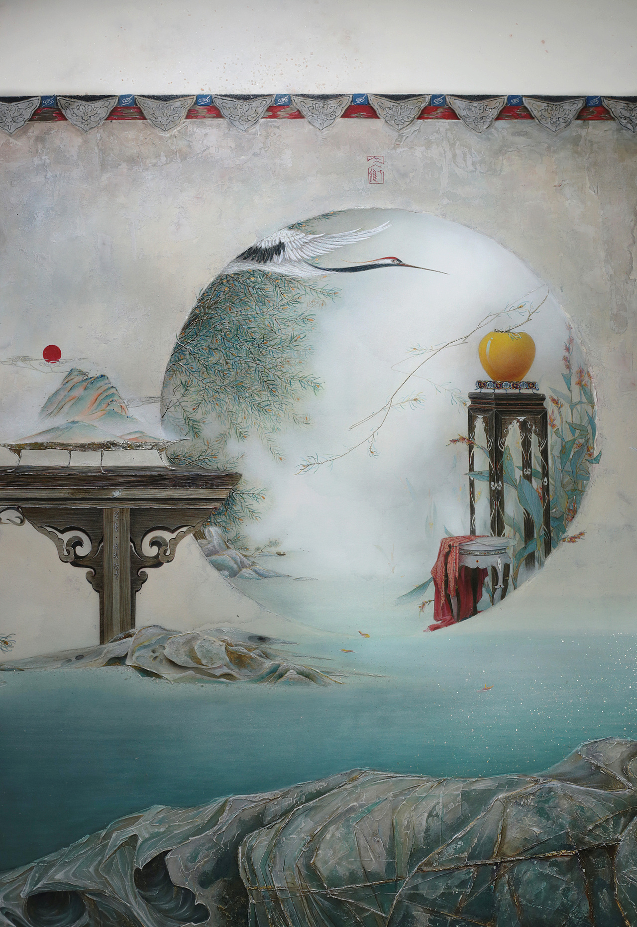 《临江仙引图》（图ZMTU3MzQ3MjIw） - 绘画 - 站酷设计师三山七鸦原创素材 - 站酷ZCOOL