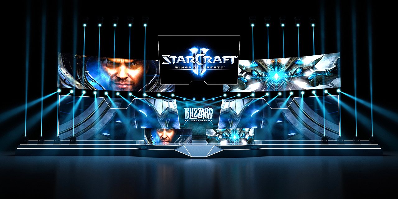 星际争霸电竞舞台