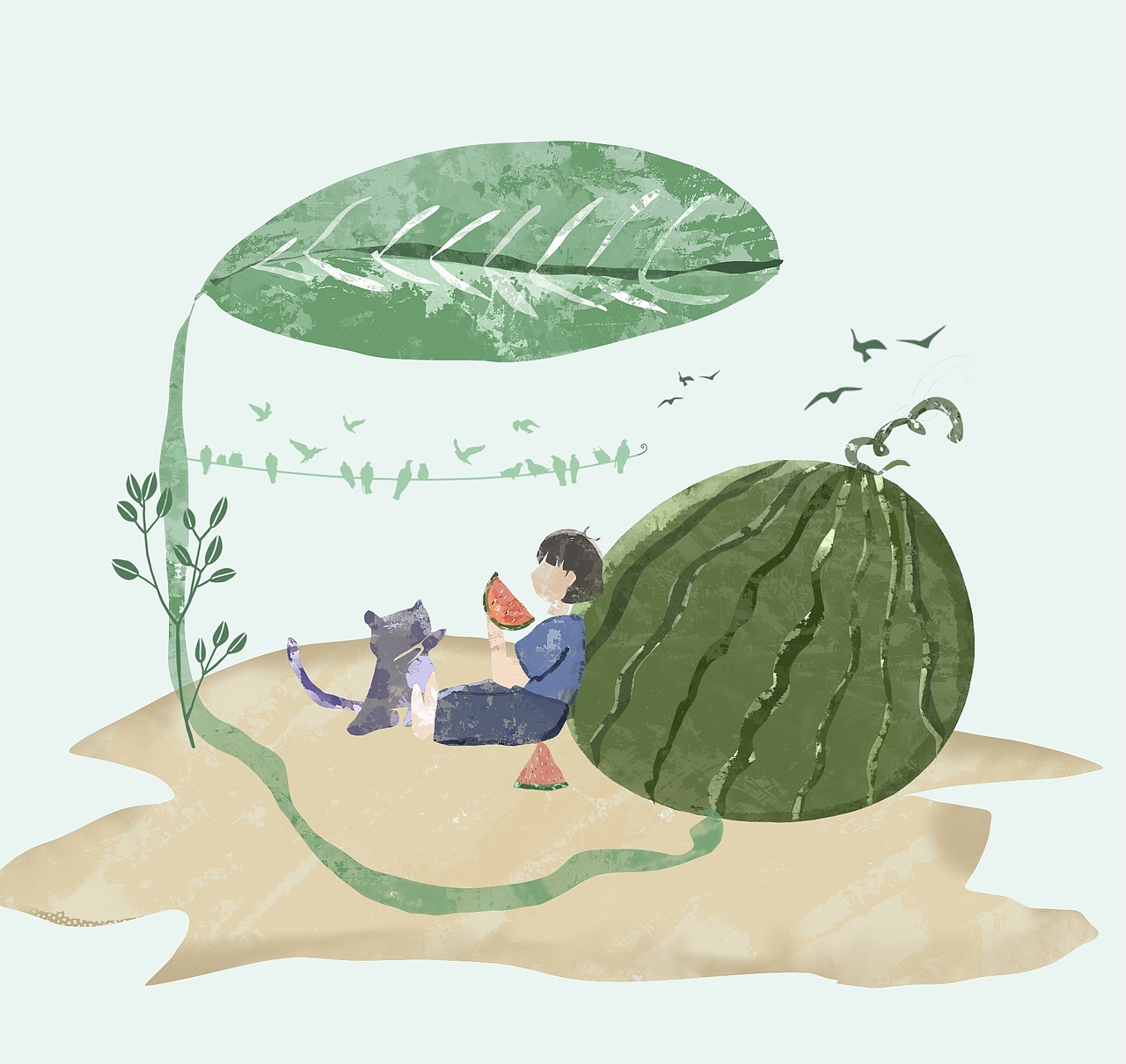 童趣（图ZMjQ5MzEyMDYw） - 商业插画 - 站酷设计师南风五里原创素材 - 站酷ZCOOL