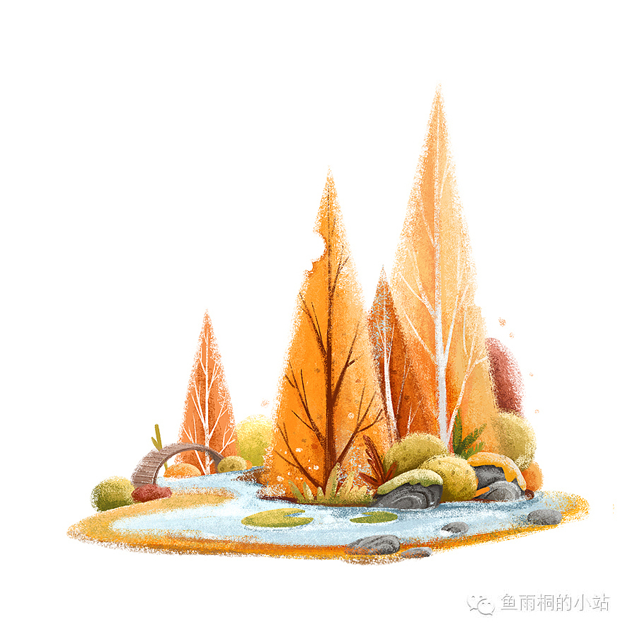 百搭的植物元素（图ZOTIzNjI2MDg=） - 儿童插画 - 站酷设计师鱼雨桐原创素材 - 站酷ZCOOL