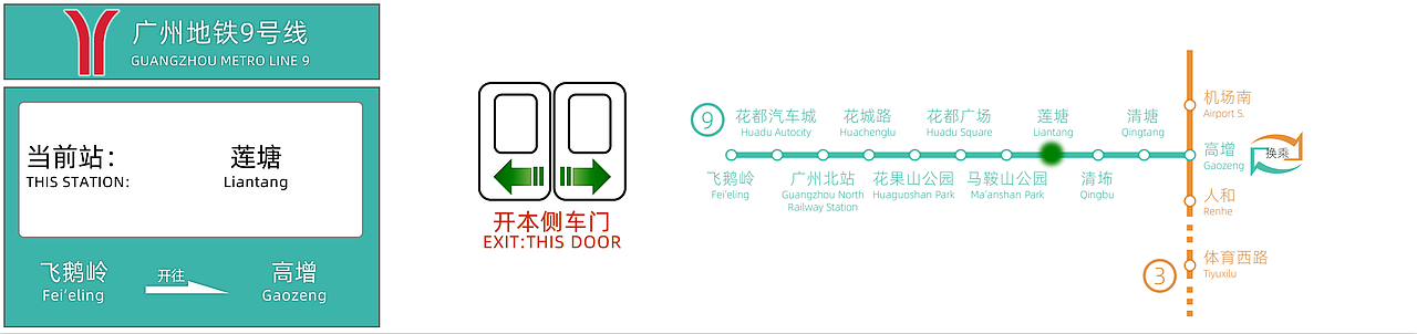 还原广州地铁9号线LCD(马鞍山公园-莲塘段)（图ZMTY0NTk0NDIw） - 其他UI - 站酷设计师Frost_ZX原创素材 - 站酷ZCOOL