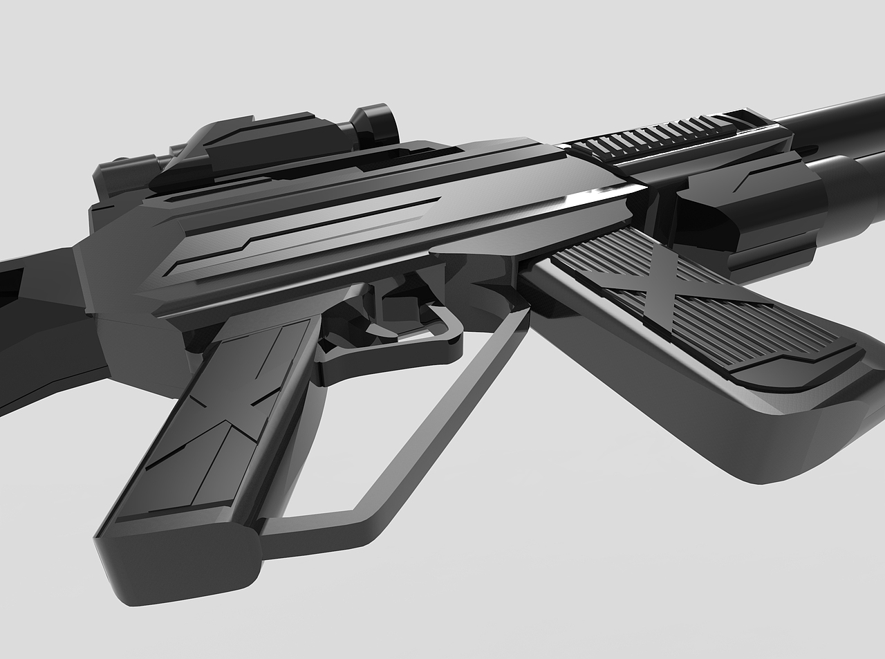 SD-X冲锋枪 吾道原创