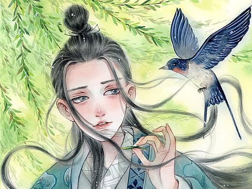 古风颜彩手绘-百鬼夜行