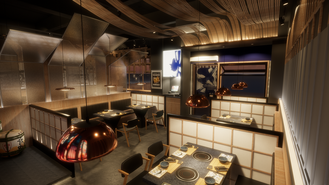 今崎烧-惠福路店（图ZMjkyOTMzMzA4） - 酒店餐饮设计 - 站酷设计师RamonDMaster原创素材 - 站酷ZCOOL