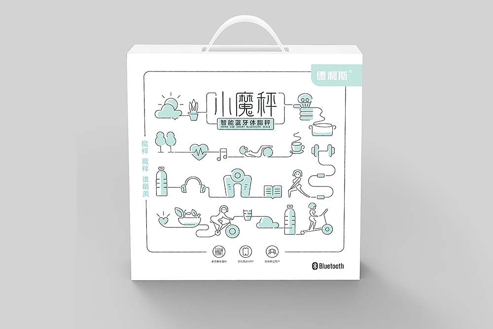 智能蓝牙体脂秤