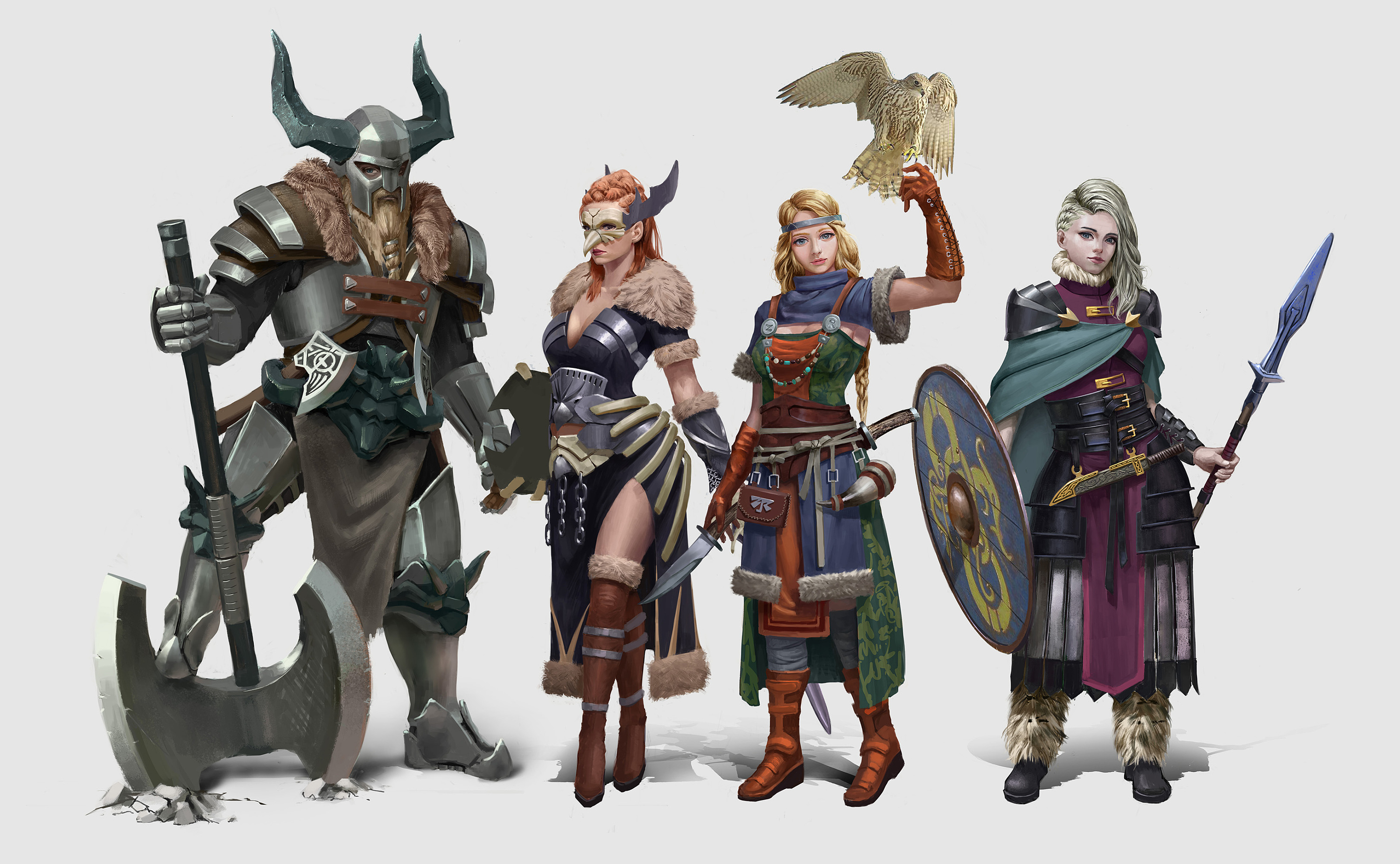 维京大叔|插画|游戏原画|dzspider - 原创作品 - 站酷 (zcool)